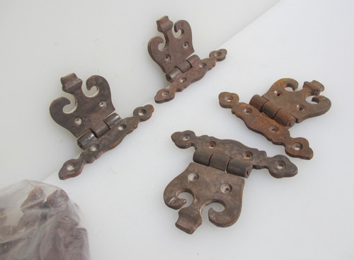 Vintage iron hinge cupboard - iron,