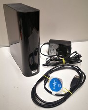 Western Digital WD 1TB My Book USB External Hard Drive with cable and PSU