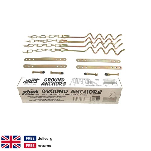 Metal swing set anchor kit - metal,