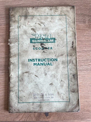 Bsa motorcycles ltd sunbeam - ltd,