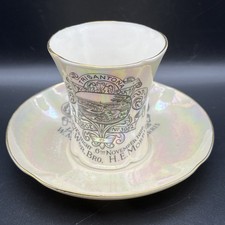 GOSS-FREE MASONS-Tea Cup & Saucer-The Trisantona Lodge Ladies Night 1926-MASONIC