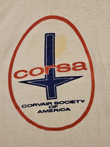 Vtg corsa corvair society - corvair,