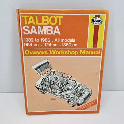 Haynes talbot samba - talbot, workshop