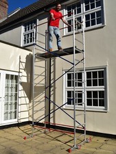 DIY Scaffold Tower - Home Master Aluminium Towers - Quick Assembly - 4-7m Height