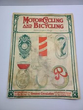Vtg Motorcycling And Bicycling