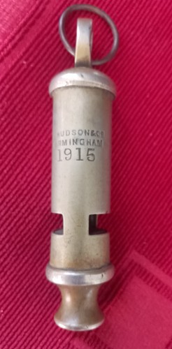 Ww1 hudson whistle - j,