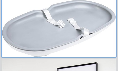 Ubbi foam changing pad gray - ubbi,