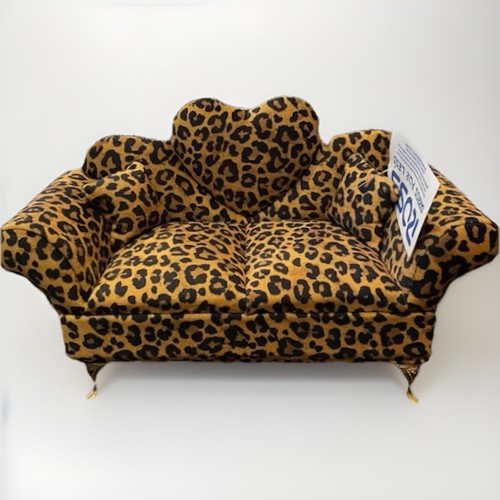 Viral velvet leopard print - velvet,