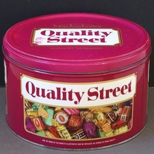 1960's QUALITY STREET 5lb CHOCOLATE TIN