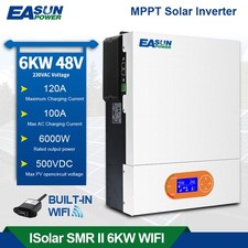 Easun Solar Inverter 6000W Off Grid Inverter 24V 48V MPPT Charger BMS DE