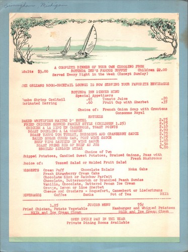 1950s rotunda inn vintage - 1950s,