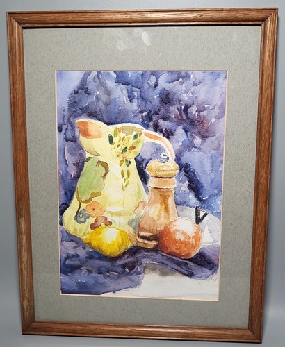 Vibrant watercolour still life - vibrant,