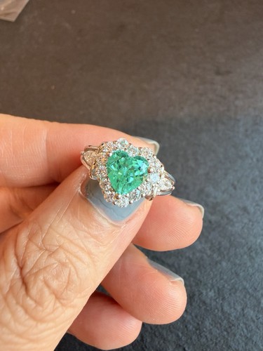 1ct lab grown paraiba - 1ct,