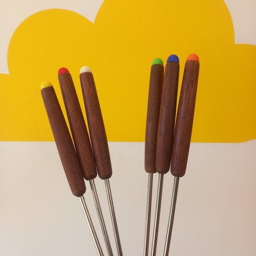Vintage fondue forks - fondue, in