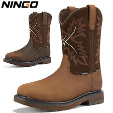 NINGO Men Waterproof Steel Toe