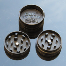 Small Black Metal Herb Grinder