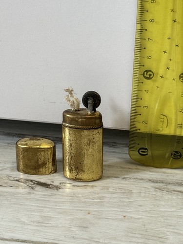 Brass petrol lighter wwii - brass,
