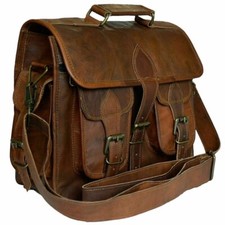 Bag Leather Vintage Laptop