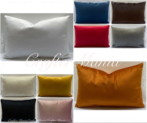 Luxury plush velvet bolster - plush,