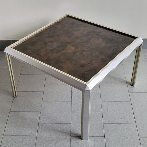 Vintage square coffee table - coffee,