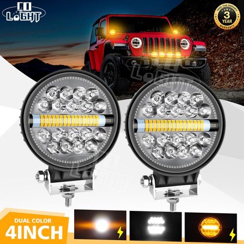 2pcs 4inch round led work - led,