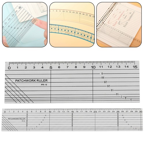 Transparent tailor ruler - tailor, ideal