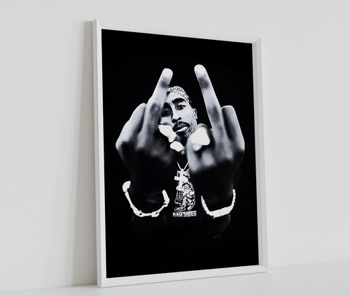 2pac poster art - art, trippy