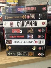 Horror VHS Bundle - 8 Tapes