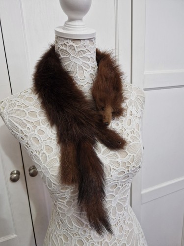 Vintage fur neck warmer - fur,