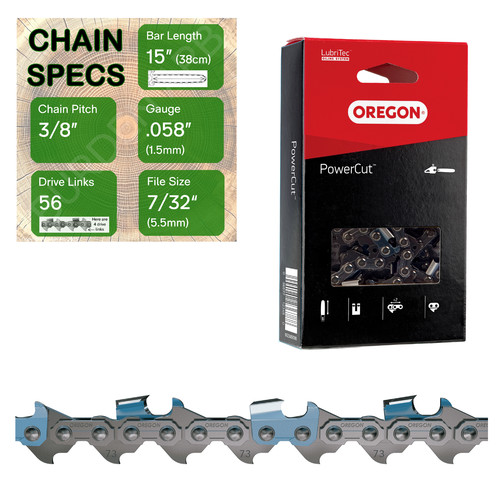 Oregon 73lpx056 chainsaw - 15",