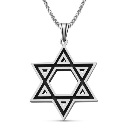 Sterling silver star - silver, david