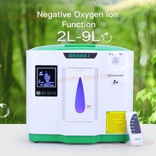 9L/min Portable Oxygen Air Flow 93% Purifier Machine Atomization Function 2 in 1