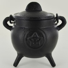 Cast Iron Cauldron Pentagram