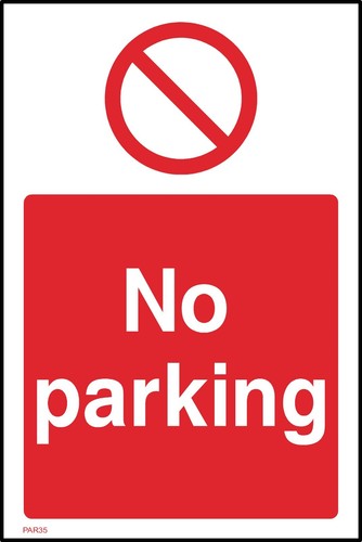 Parking sign sticker - sign, or