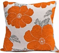 Set of 2 Orange Velvet