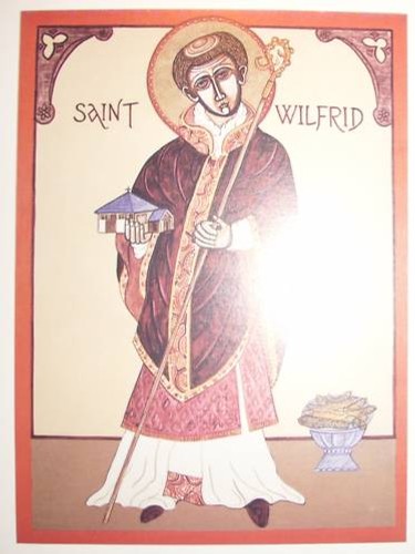 Saint wilfrid bishop ikon - wilfrid,
