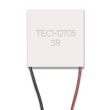 40x40mm TEC1-12705 Thermoelectric Cooler, 12V, 43W, 5A, -55~83°C Range