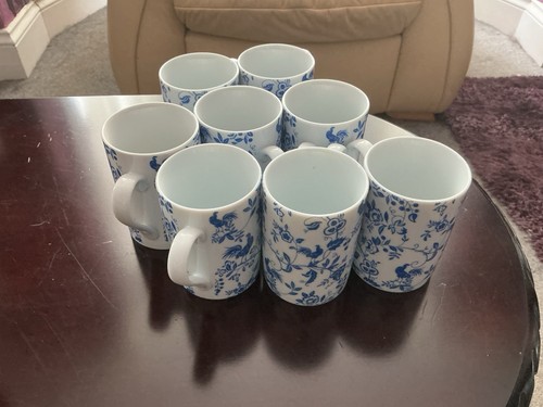 Waterside fine china mugs - 8,