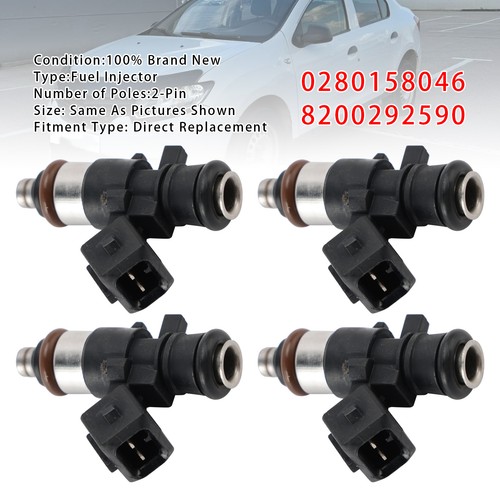 4pcs fuel injector - for, dacia