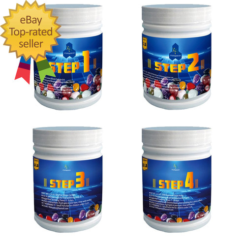 Lbs rock tumbler grit - 4, set