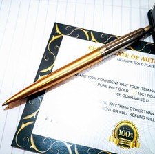 Parker Jotter Ballpoint Pen Gift Boxed 18k Rose Gold Plated Stainless Steel