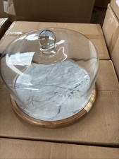 Dome Cake Stand Navaris Marble