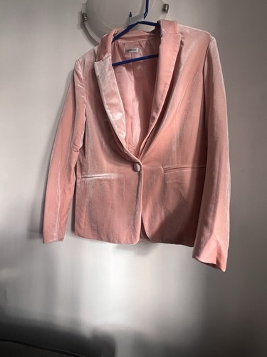 Baby pink velvet blazer - baby,