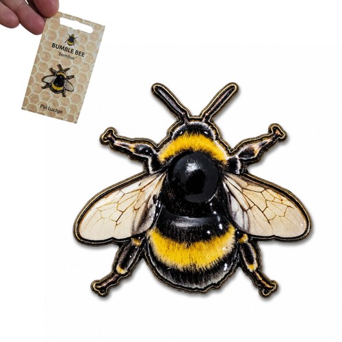 Bumble bee enamel pin badge - bumble,