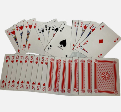 Giant playing cards size - giant, a4