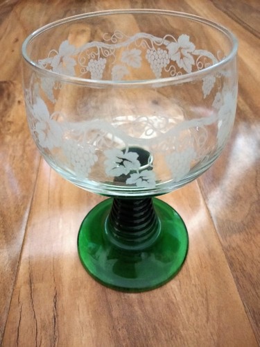 Vintage french wine glass - wine,