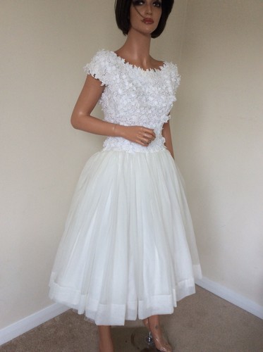 Bridal tea length vintage - bridal,