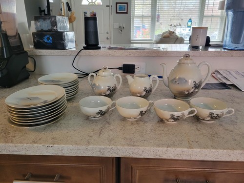 Vintage japanese kutani tea - japanese,