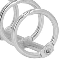 ‧10Pcs 3 Ring Metal Loose