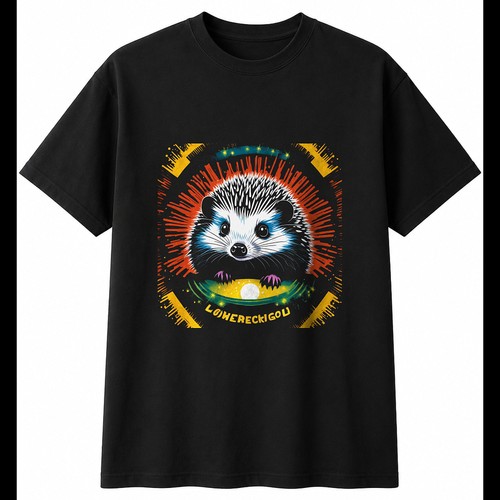 Graphic african pygmy - pygmy, hedgehog